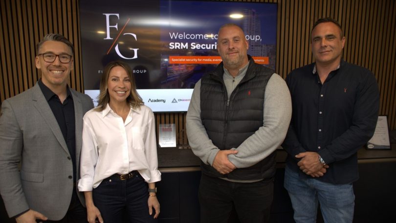 Dave Fullerton, Abby Fullerton (Fullerton Group). Stuart and Kyle (SRM Security)